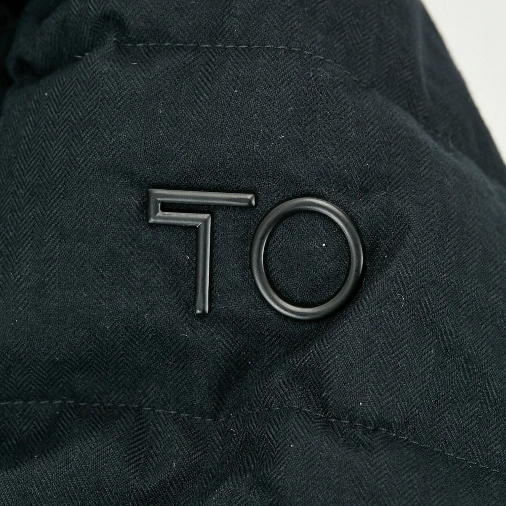 NWT T. O. Collection Patch Pocket‎ Puffer Coat Navy Kids Size 5 Winter Jacket